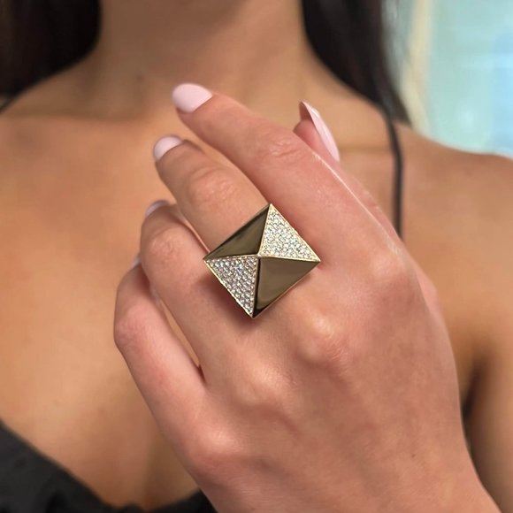 Messika Jewelry - Messika 1.11Cttw Spiky Diamond Cocktail Ring 18K Rose Gold Size 53 US 6.5